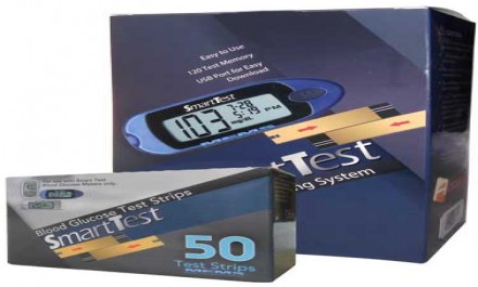 smart test blood glucose monitoring system 