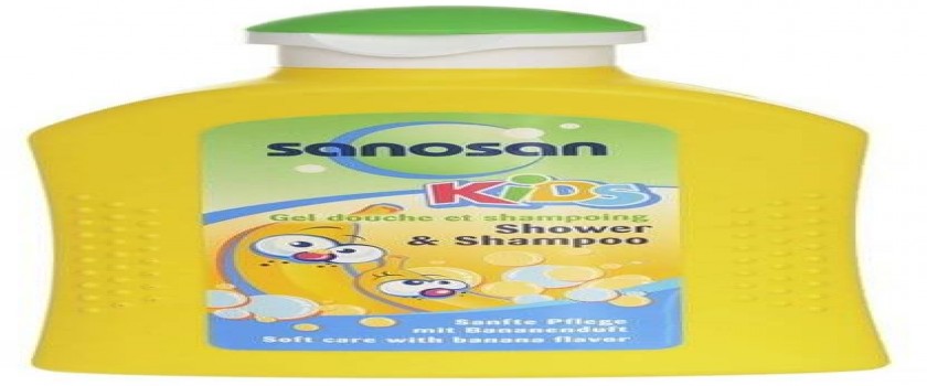 sanosan banana shampoo and shower gel 250ml