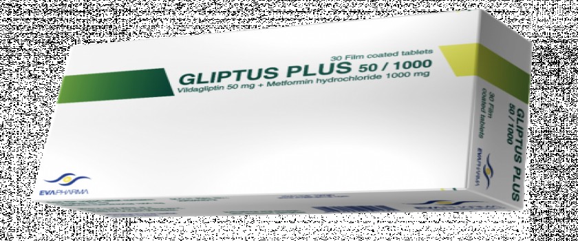 GLIPTUS PLUS 50/1000 mg