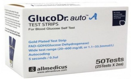 glucodr auto test strips 