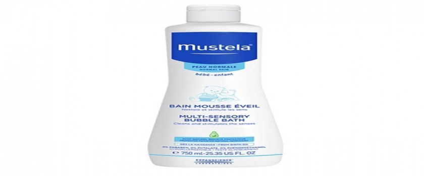 mustela baby multi-sensory bubble bath 750ml