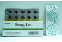 Senna Lax laxative tablets for intestinal laziness and its effectiveness for chronic constipation 12 mg